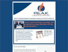 Tablet Screenshot of peaktc.com